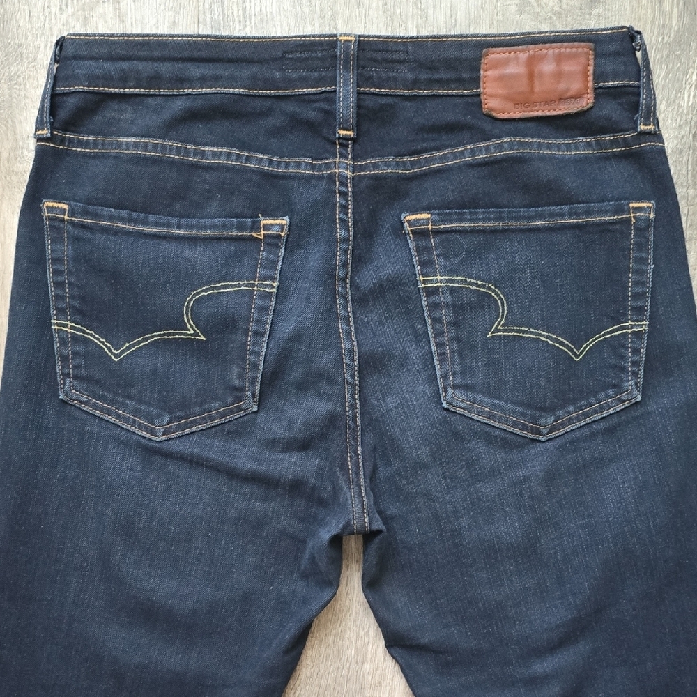 Women's Big Star 1974 Dark Blue Jealousy Skinny Jeans - Size 29R